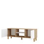 Hanah Home Soporte para TV ALS1-SW Roble y blanco